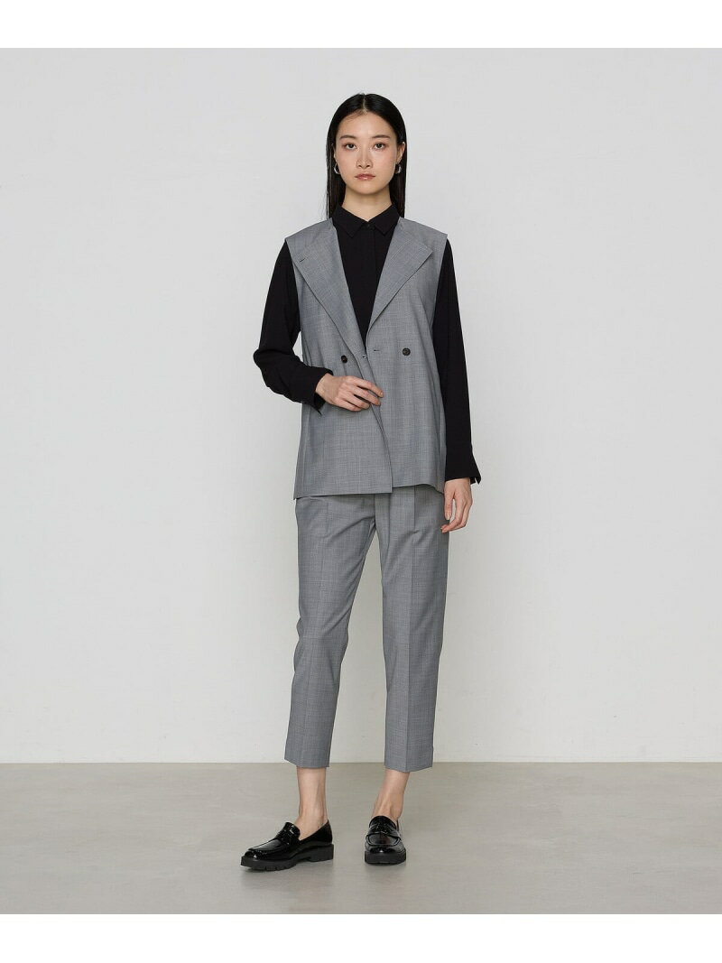 【セットアップ対応】ブライトリートロ テーパードパンツ COMME CA コムサ スーツ・フォーマル セットアップスーツ グレー ブラック【送料無料】[Rakuten Fashion]