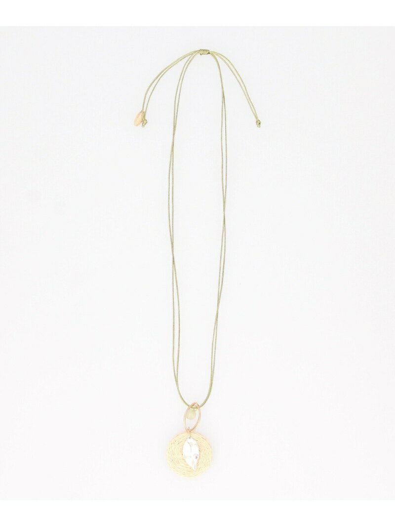 楽天FIVEFOXes ONLINE STORE【SALE／50％OFF】ミックスパーツ スライド ワントップ ネックレス COMME CA ISM コムサイズム アクセサリー・腕時計 ネックレス ベージュ カーキグリーン【RBA_E】[Rakuten Fashion]