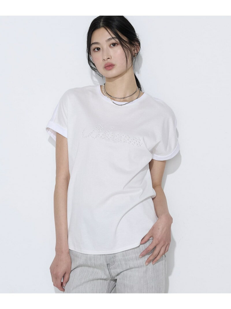 Rakuten - [ Sサイズ ] コットンスムース パールTシャツ K.T KIYOKO TAKASE S-SIZE コムサ トップス カットソー・Tシャツ ホワイト グリーン ブラウン グレー ネイビー【送料無料】[Rakuten Fashion]