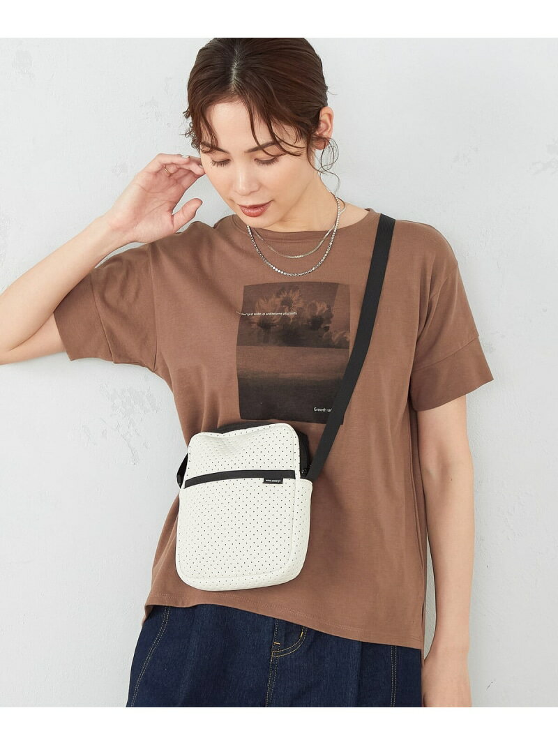 モノコムサ バッグ 【SALE／10%OFF】パンチングミニショルダー MONO COMME CA コムサイズム バッグ ショルダーバッグ ホワイト ブラック グレー【RBA_E】[Rakuten Fashion]