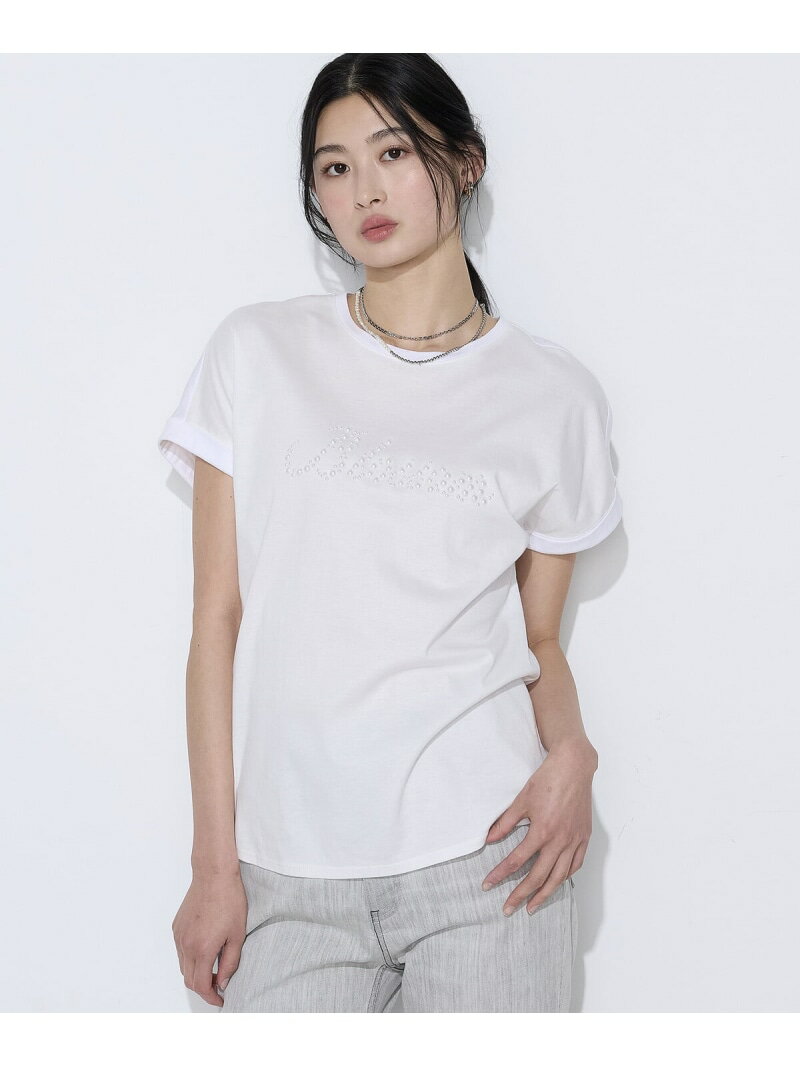 Rakuten - 【SALE／10%OFF】コットンスムース パールTシャツ K.T KIYOKO TAKASE コムサ トップス カットソー・Tシャツ ホワイト ネイビー グレー グリーン ブラウン【RBA_E】【送料無料】[Rakuten Fashion]