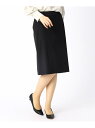 【SALE/50%OFF】ストレッチトロピカルウールタイトスカート COMME CA コムサ スーツ・フォーマル スーツスカート ブラック【RBA_E】【送料無...