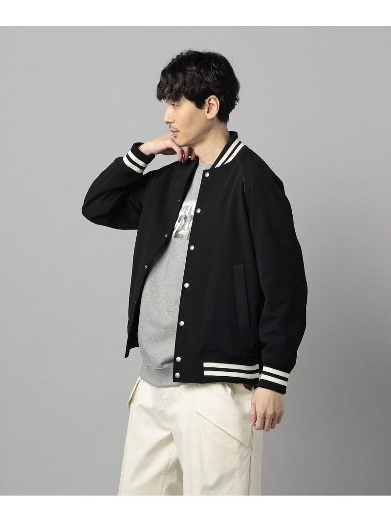【SALE／40%OFF】バーシティ ブルゾン β MEN コムサメン ジャケット・アウター ブルゾン・ジャンパー ブラック【RBA_E】【送料無料】[Rakuten Fashion]