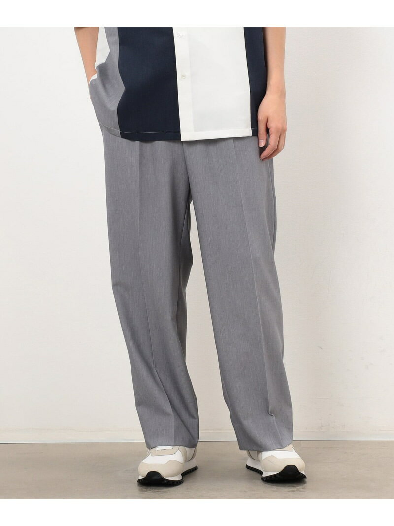 ウールライク リラックスワイドパンツ COMME CA ISM コムサイズム パンツ スラックス・ドレスパンツ ブラック グレー ベージュ【送料無料】[Rakuten Fashion](4)