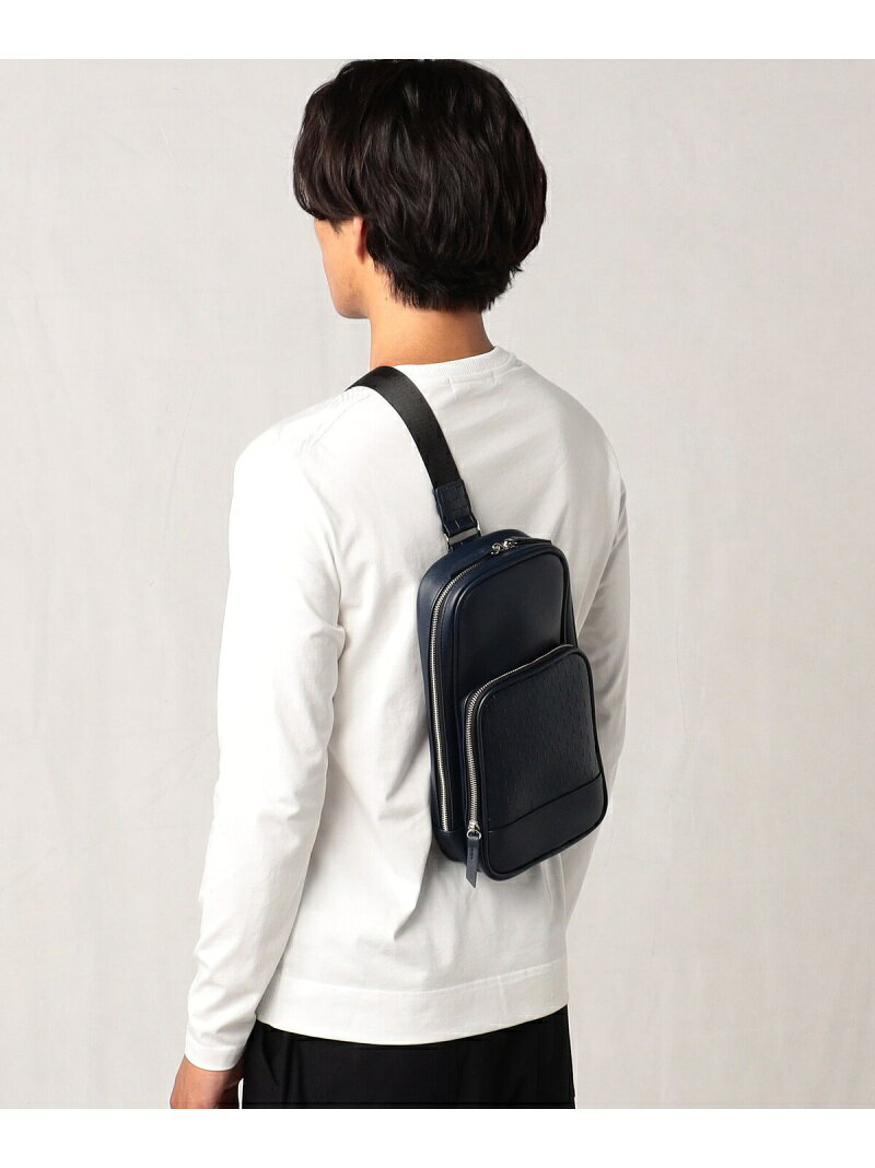 Rakuten - 【SALE／55%OFF】市松柄 合成皮革 ボディバッグ COMME CA MEN コムサメン バッグ ボディバッグ・ウエストポーチ ネイビー ブラウン ブラック【RBA_E】【送料無料】[Rakuten Fashion]