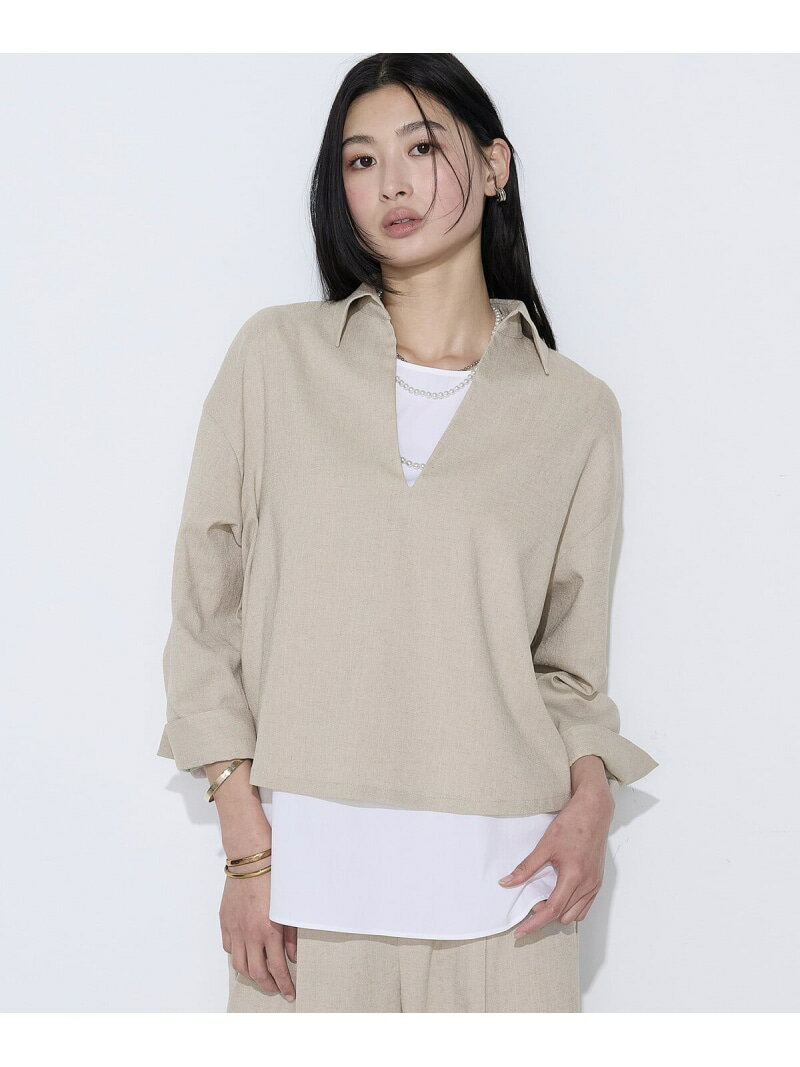【SALE／10%OFF】[ Sサイズ ] トリアセスラブストレッチ アンサンブルプルオーバー COMME CA S-SIZE コムサ トップス カットソー・Tシャツ ネイビー【RBA_E】【送料無料】[Rakuten Fashion]