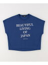 【SALE/80%OFF】メッセージプリント 半袖ビッグTシャツ COMME CA ISM コムサイズム トップス カットソー・Tシャツ ブルー ブラック ホワ...