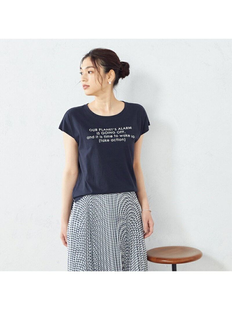 【SALE／90%OFF】プリント Tシャツ COMME CA ISM コムサイズム トップス カットソー・Tシャツ ネイビー ホワイト グリーン ブルー【RBA_E】[Rakuten Fashion]