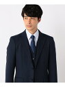 【SALE／10%OFF】【シルク100%】ピンドットストライプ柄 ネクタイ COMME CA ISM コムサイズム スーツ・フォーマル ネクタイ・蝶ネクタイ ネイビー グレー レッド【RBA_E】[Rakuten Fashion]