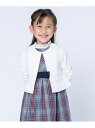 【SALE／30%OFF】サーフニット ペプラムボレロ COMME CA FILLE コムサ・フィユ トップス その他のトップス ホワイト ネイビー【RBA_E】【送料無料】[Rakuten Fashion]