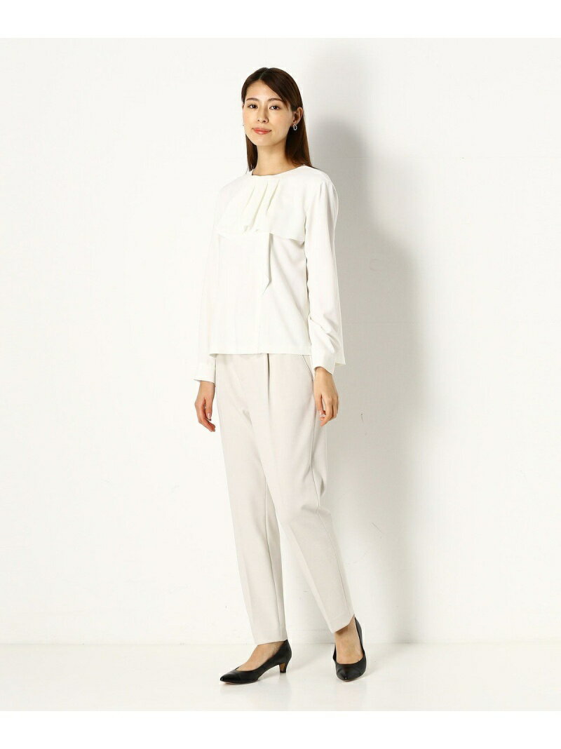 【SALE／20%OFF】【セットアップ対応】ジョーゼットジャージー パンツ K.T KIYOKO TAKASE コムサ スーツ・フォーマル スーツパンツ グレー ブラック【RBA_E】【送料無料】[Rakuten Fashion]