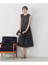 【SALE/10%OFF】ドッキング ワンピース COMME CA ISM コムサイズム ワンピース・ドレス ドレス ブラック グレー【RBA_E】【送料無料】...