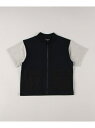 【SALE/50%OFF】異素材 半袖ブルゾン COMME CA ISM コムサイズム ジャケット・アウター ブルゾン・ジャンパー ネイビー ブルー【RBA_E...
