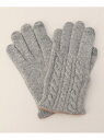 【SALE/40%OFF】【COMME CA MEN】ケーブル編ニットグローブ COMME CA MEN コムサメン ファッション雑貨 手袋 グレー ネイビー ...