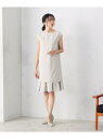 【SALE/50%OFF】【セットアップ対応】ラッフルワンピース COMME CA ISM コムサイズム スーツ・フォーマル セットアップスーツ ブラック グレ...