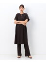 【SALE/30%OFF】スーパーハイゲージジャージー ゆったりチュニックドレス Gabardine K.T コムサ ワンピース・ドレス ドレス ブラック ブラ...