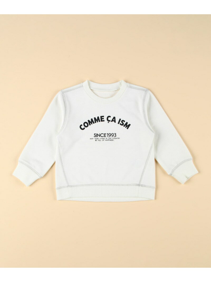 【SALE／10%OFF】3本針ステッチ ベーシックロゴトレーナー(ベビーサイズ) COMME CA ISM コムサイズム マタニティウェア・ベビー用品 その他のベビーグッズ ブラック ネイビー ピンク グリーン ホワイト【RBA_E】[Rakuten Fashion] 2