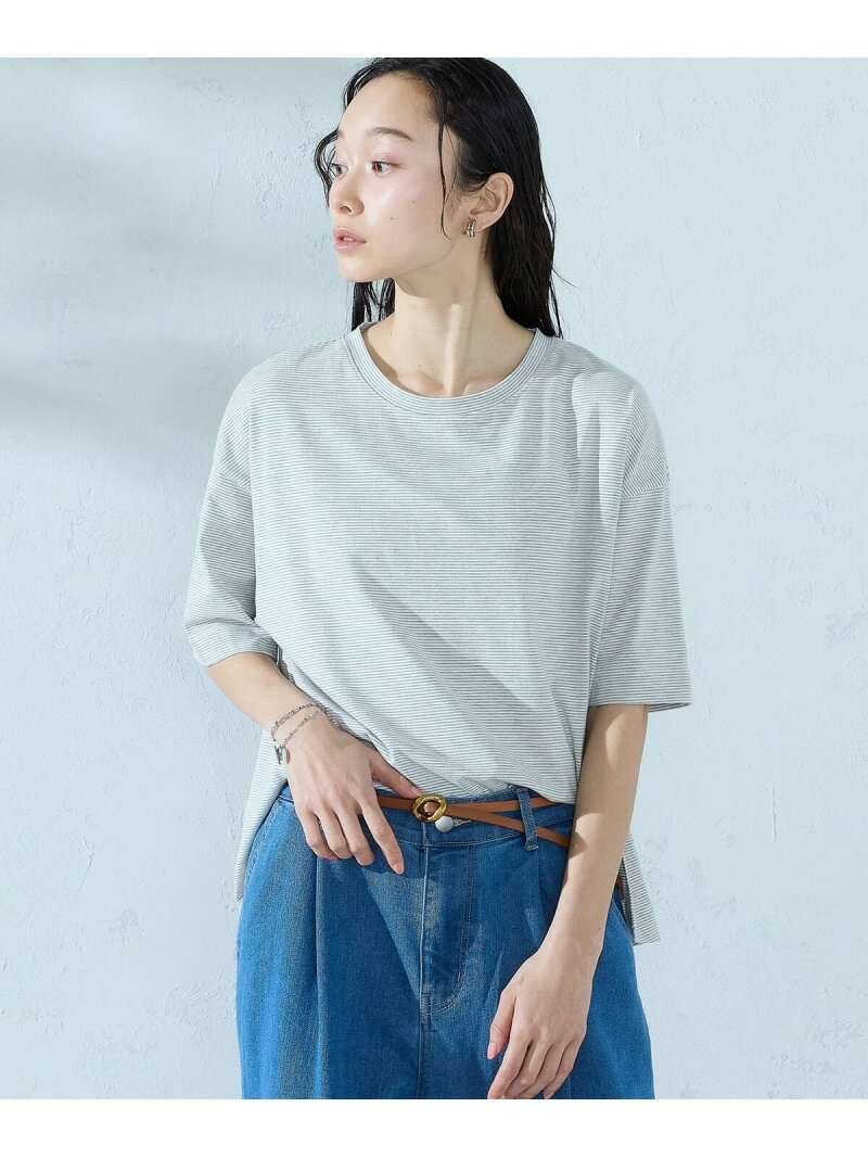 Rakuten - 【SALE／10%OFF】ミジンボーダーTシャツ COMME CA ISM コムサイズム トップス カットソー・Tシャツ ブラック【RBA_E】[Rakuten Fashion]