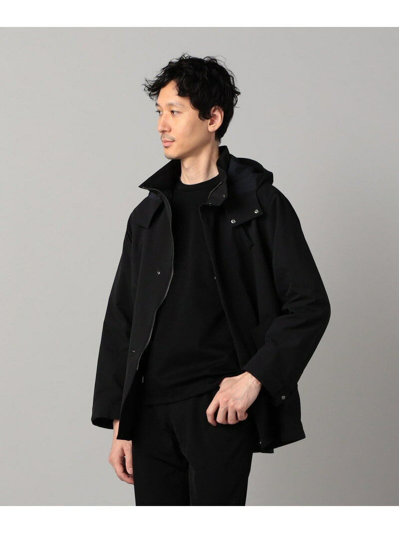 乐天商城 - 【撥水】2WAYストレッチ マウンテンパーカ COMME CA MEN コムサメン ジャケット・アウター ブルゾン・ジャンパー ブラック カーキグリーン【送料無料】[Rakuten Fashion]