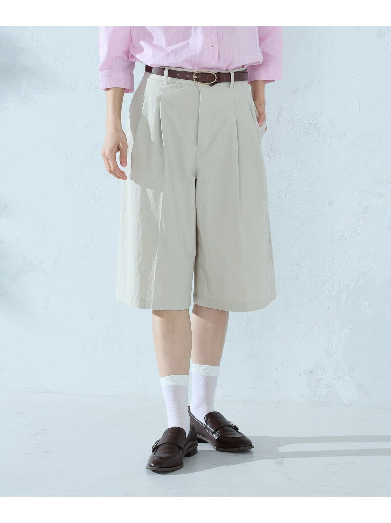 Rakuten - コットンナイロンウェザー ハーフパンツ COMME CA ISM コムサイズム パンツ その他のパンツ ネイビー ベージュ【送料無料】[Rakuten Fashion]