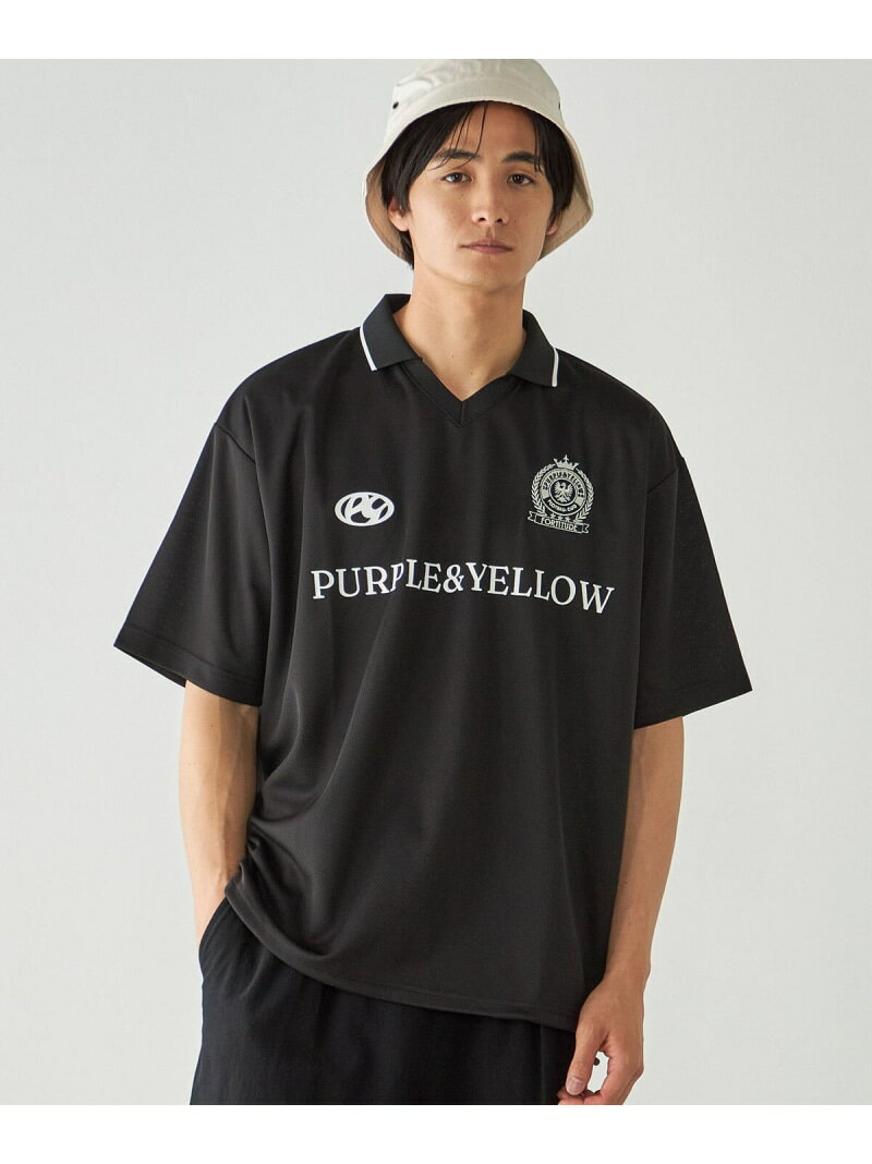 Rakuten - ゲームシャツ Purple&Yellow コムサイズム トップス カットソー・Tシャツ ブラック ホワイト【送料無料】[Rakuten Fashion]