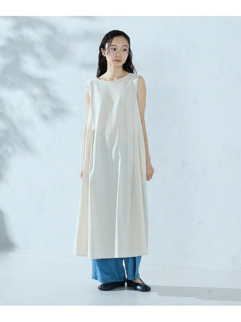 乐天商城 - 【SALE／10%OFF】ノースリーブ アッパッパ ONIGIRI コムサイズム ワンピース・ドレス ドレス カーキグリーン オレンジ ネイビー ベージュ【RBA_E】【送料無料】[Rakuten Fashion]