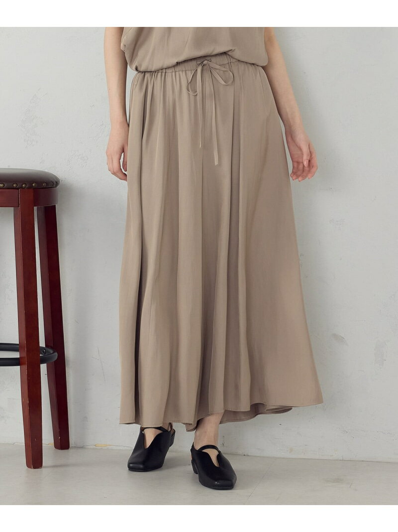 ゆるっとろみ スカ-チョ/セットアップ対応 COMME CA ISM コムサイズム パンツ その他のパンツ カーキグリーン ネイビー ベージュ【送料無料】[Rakuten Fashion]