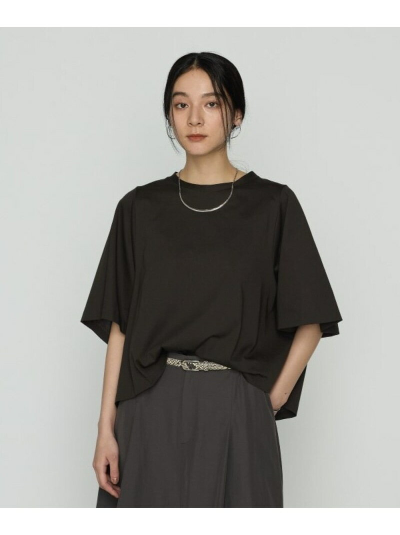 乐天商城 - プレーティング天竺 テントライン プルオーバー Gabardine K.T コムサ トップス カットソー・Tシャツ ホワイト ブラック【送料無料】[Rakuten Fashion]