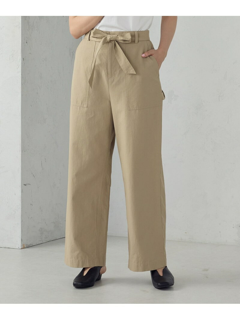 Rakuten - ペインター パンツ COMME CA ISM コムサイズム パンツ その他のパンツ グレー ベージュ【送料無料】[Rakuten Fashion]