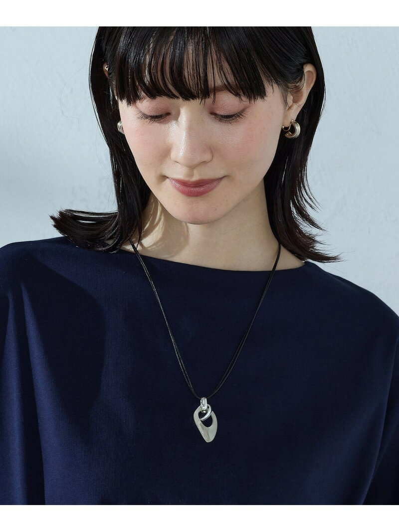Rakuten - ツイストリング コードネックレス COMME CA ISM コムサイズム アクセサリー・腕時計 ネックレス ブラウン グレー[Rakuten Fashion]