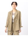 【SALE/20%OFF】【セットアップ対応】シャンブレータフタ ダブルブレストジャケット K.T KIYOKO TAKASE コムサ ジャケット・アウター そ...