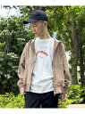 【SALE/30%OFF】カラーデニム ケミカルウォッシュ フードブルゾン Purple&Yellow コムサイズム ジャケット・アウター ブルゾン・ジャンパー...
