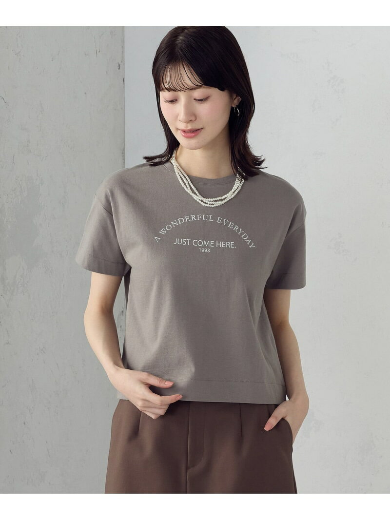 Rakuten - ロゴ Tシャツ COMME CA ISM コムサイズム トップス カットソー・Tシャツ ブルー ブラウン ブラック ホワイト[Rakuten Fashion]