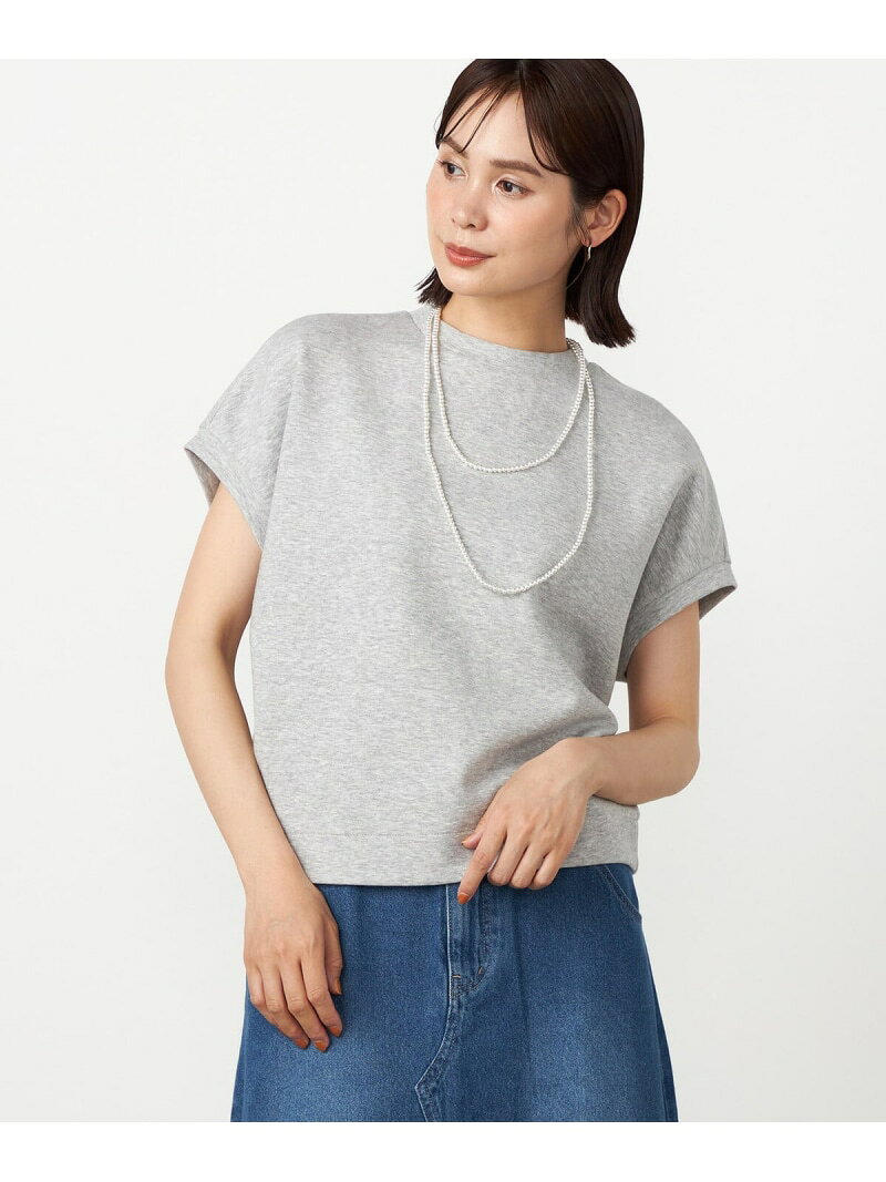 乐天商城 - 【SALE／10%OFF】ジップ付きコクーントップス / セットアップ対応 COMME CA ISM コムサイズム トップス カットソー・Tシャツ グレー ネイビー ブルー【RBA_E】【送料無料】[Rakuten Fashion]