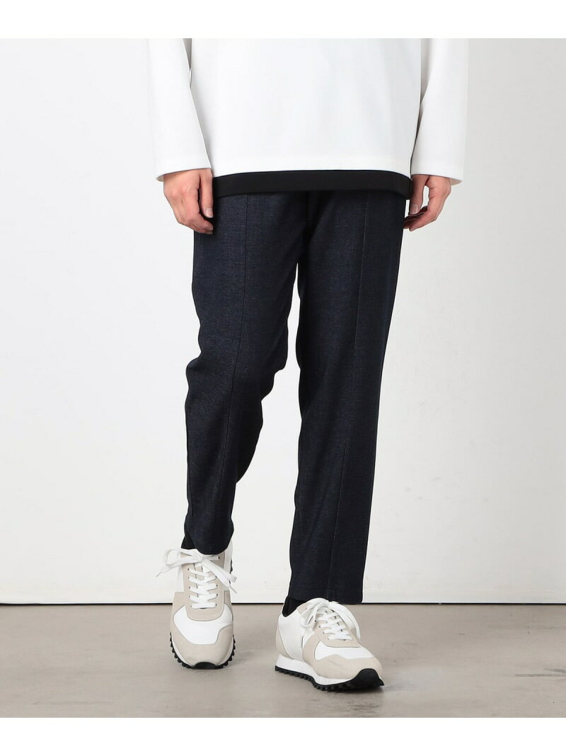 【SALE／10%OFF】【セットアップ対応】デニムライクジャージ テーパードパンツ COMME CA ISM コムサイズム パンツ スラックス・ドレスパンツ ネイビー ブラック【RBA_E】【送料無料】[Rakuten Fashion]