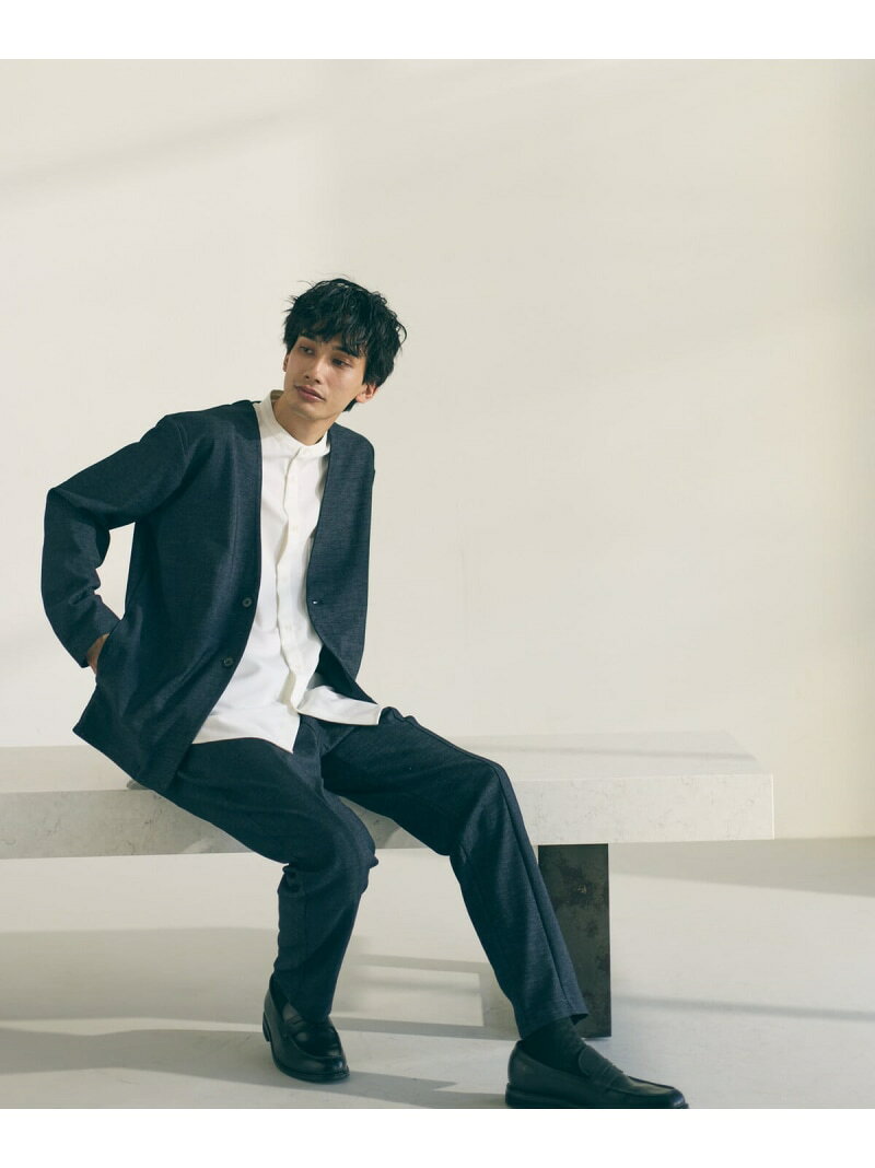 【SALE／40%OFF】【セットアップ対応】デニムライクジャージ テーパードパンツ COMME CA ISM コムサイズム パンツ スラックス・ドレスパンツ ネイビー ブラック【RBA_E】【送料無料】[Rakuten Fashion] fivefoxesonlinestore-10024208 FIVEFOXes ONLINE STORE サンプル画像3