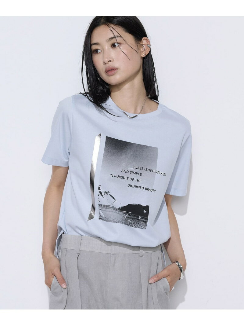 樂天商城 - [ Sサイズ ] スーピマコットンポンチ Tシャツ COMME CA S-SIZE コムサ トップス カットソー・Tシャツ ホワイト ネイビー グリーン ブルー【送料無料】[Rakuten Fashion]