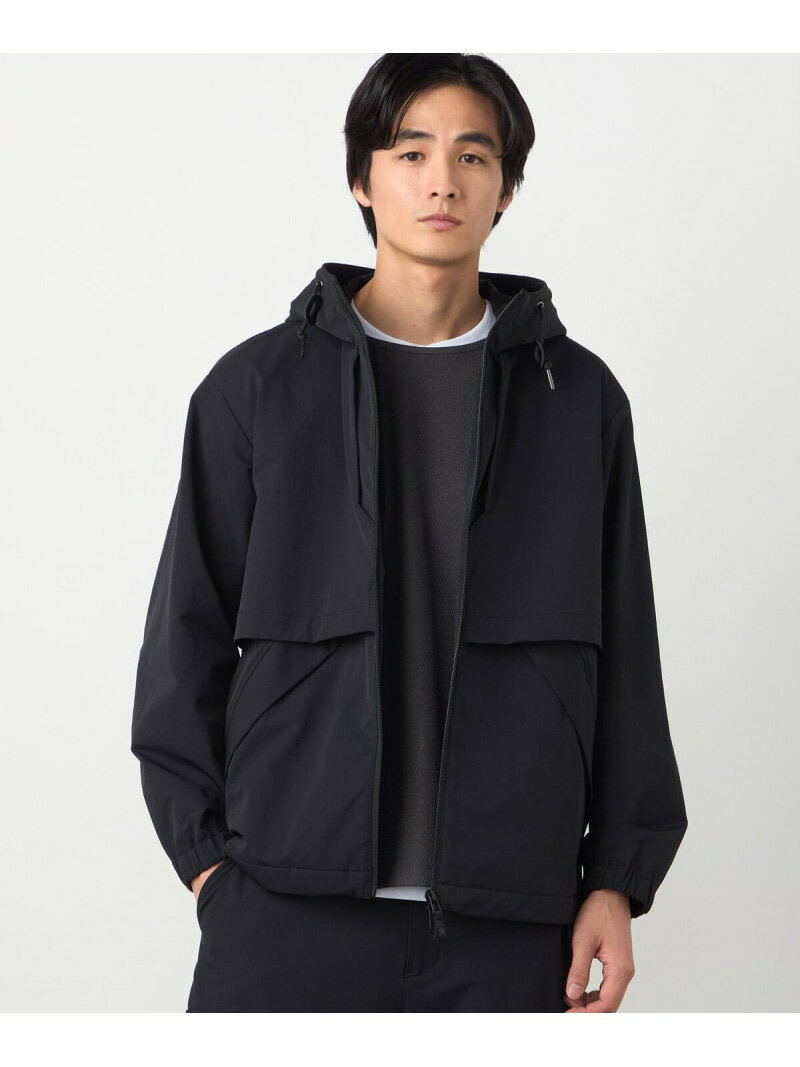 Rakuten - ナイロンストレッチ二重織 マウンテンパーカー COMME CA ISM コムサイズム ジャケット・アウター その他のジャケット・アウター ブラック【送料無料】[Rakuten Fashion]