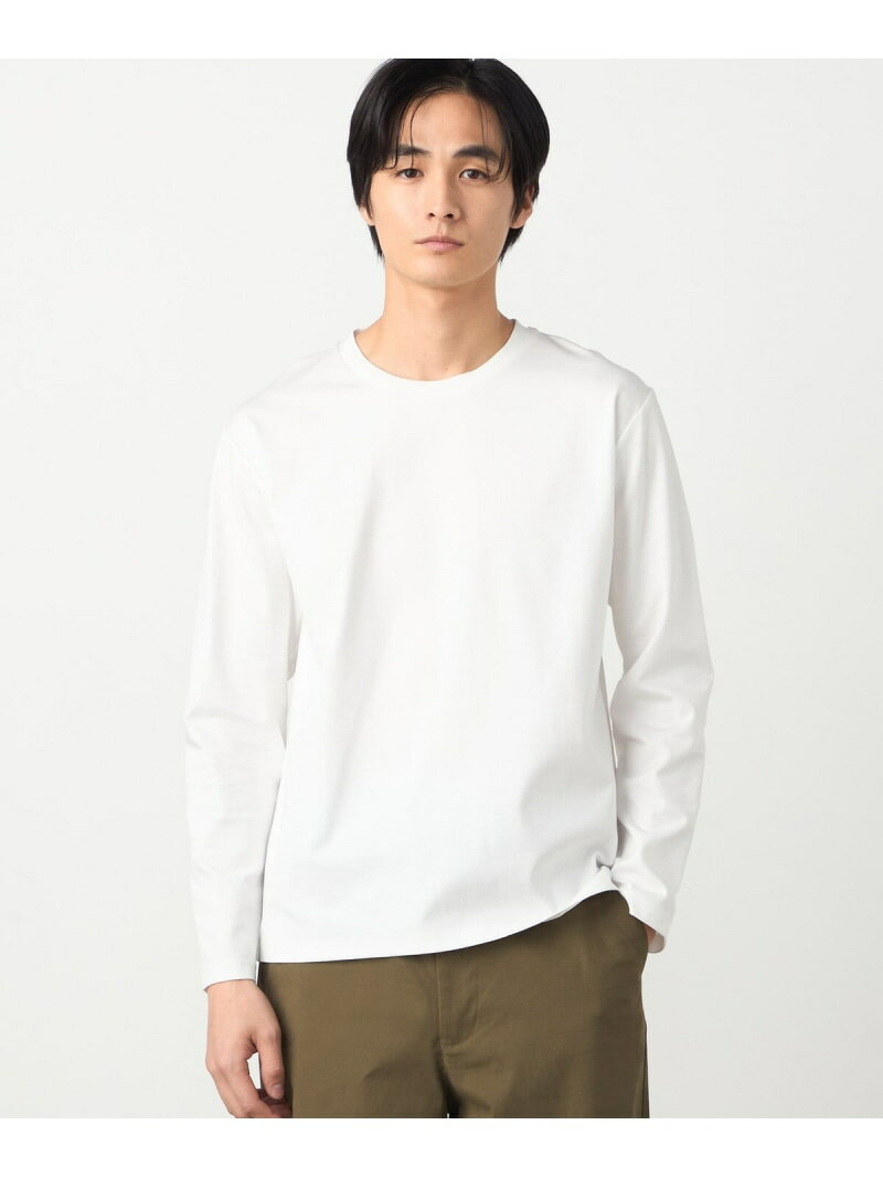 Rakuten - 「MADE IN JAPAN」サファイアクールポンチ 長袖Tシャツ COMME CA ISM コムサイズム トップス カットソー・Tシャツ ホワイト【送料無料】[Rakuten Fashion]
