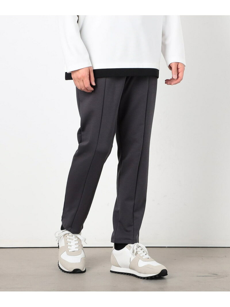 Rakuten - 【SALE／46%OFF】【セットアップ対応】綿混ダンボールニット パンツ COMME CA ISM コムサイズム パンツ スラックス・ドレスパンツ ブラック グレー【RBA_E】[Rakuten Fashion]
