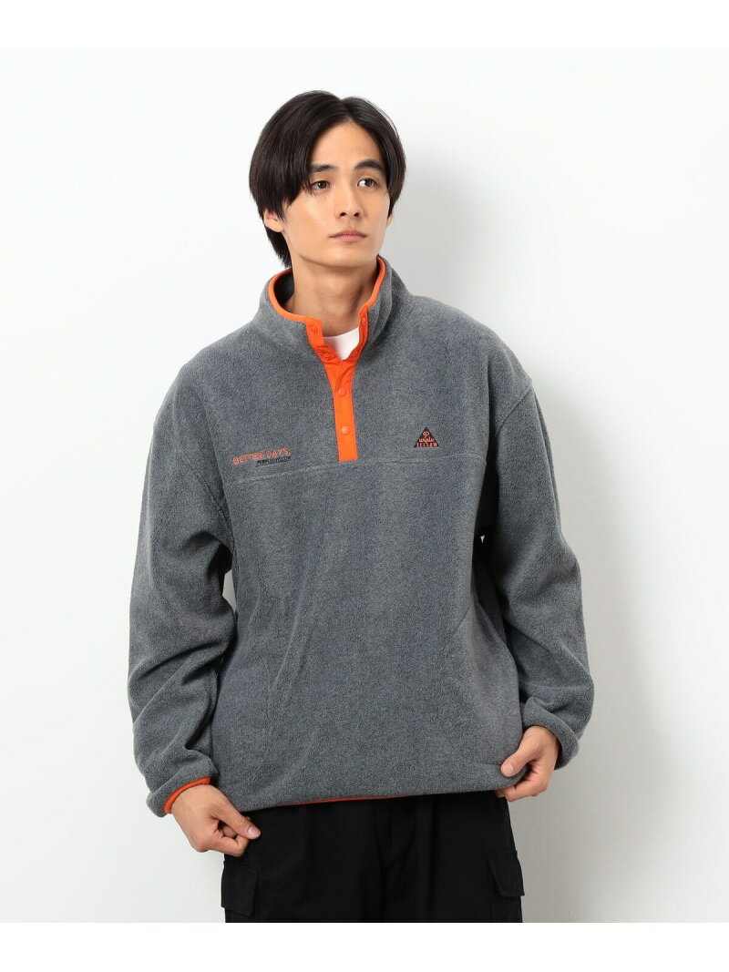 【SALE／10%OFF】フリースプルオーバー Purple&Yellow コムサイズム トップス カットソー・Tシャツ グレー ブラック【RBA_E】【送料無料】[Rakuten Fashion]