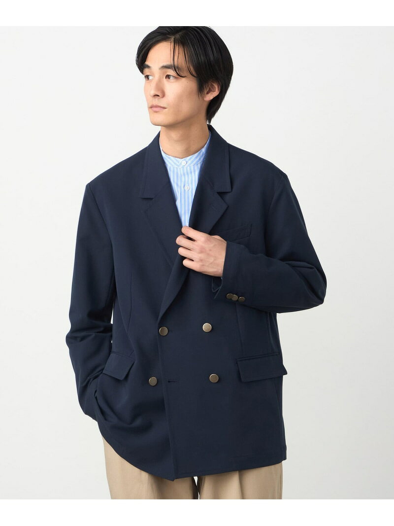 樂天商城 - 【SALE／10%OFF】【セットアップ対応】ウールライク ダブルブレザージャケット COMME CA ISM コムサイズム ジャケット・アウター その他のジャケット・アウター ネイビー【RBA_E】【送料無料】[Rakuten Fashion]
