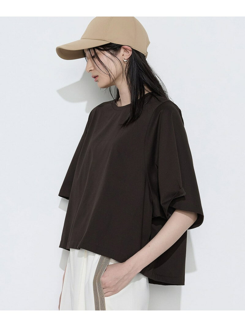 Rakuten - プレーティング天竺 テントラインプルオーバー Gabardine K.T コムサ トップス カットソー・Tシャツ ブルー グリーン【送料無料】[Rakuten Fashion]
