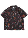 PUMA FLORAL SPORT AOP SHIRT-PUMA BLACK【633343-01-BLACK】(4)