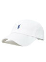 POLO RALPH LAUREN ONE POINT 6PNL CAP-WHITE【710589444001-WHITE】