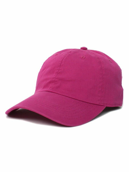 NEW HATTAN 6PNL COTTON CAPNH-1400DPK-DARK PINK