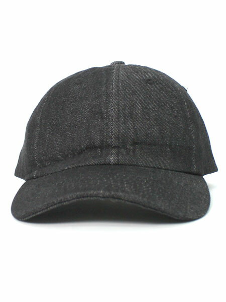 NEW HATTAN 6PNL DENIM CAP【NH-1157BKD-BLACK】
