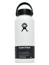 Hydro Flask HYDRATION 32 OZ WIDE MOUTH-WHITE【5089025-01-WHITE】