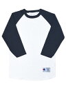 CHAMPION RAGLAN 3/4 JERSEY-WHITE/NAVYyT1370549288081-WHT/NVYz