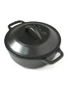 LODGE 2 QUART CAST IRON SERVING POT【L2SP3-F】